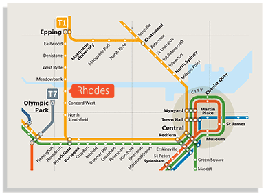 Rhodes Station location railmap railmap